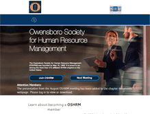 Tablet Screenshot of oshrm.org